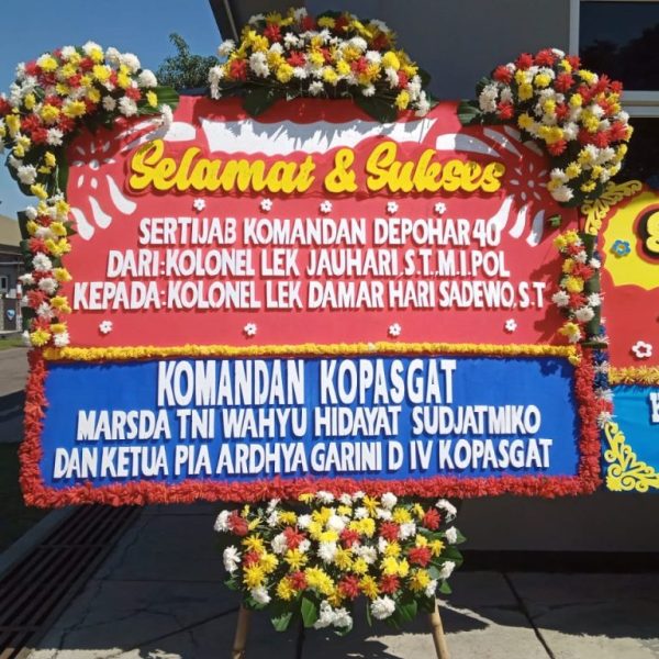 Toko bunga bandung - papan sertijab s0002